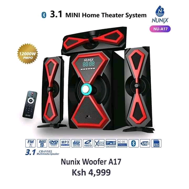 Nunix A17 Mini Home Theatre System/Woofer