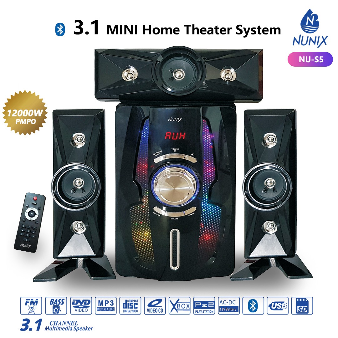 Nunix NU-S5 3.1 Mini Home Theatre System