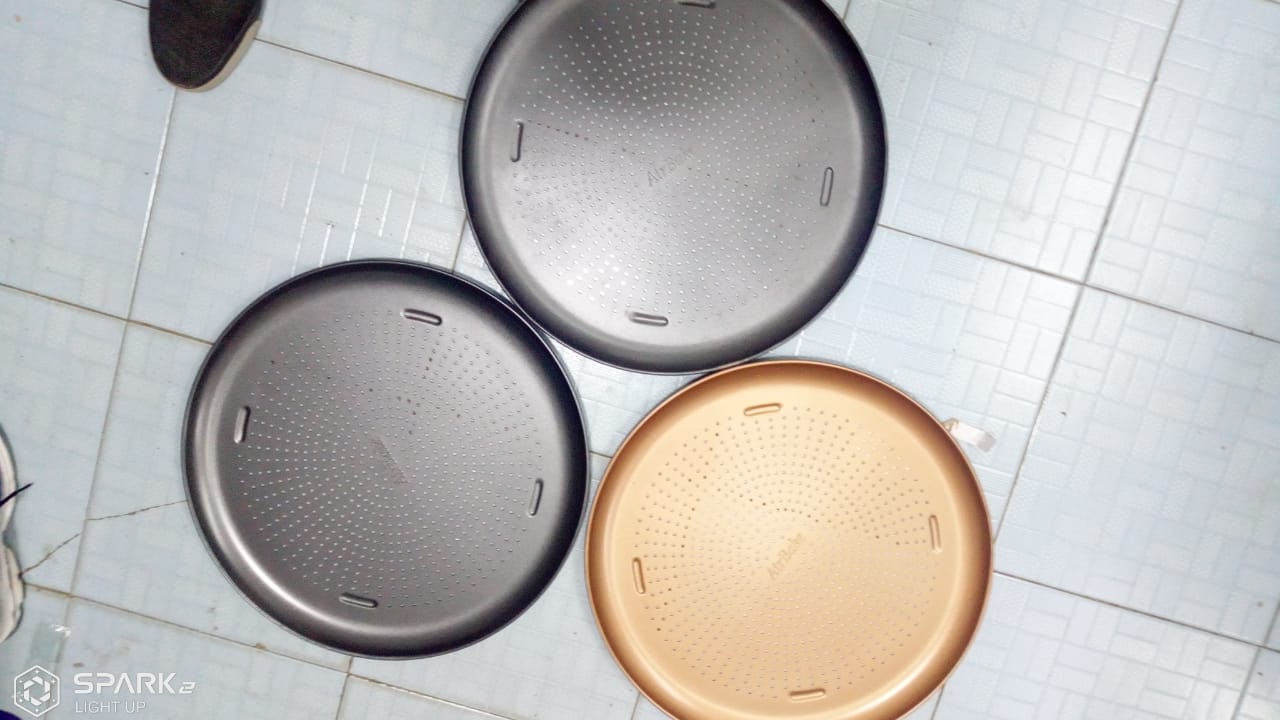 40cm Stainless Steel Pizza Kitchen Pan
