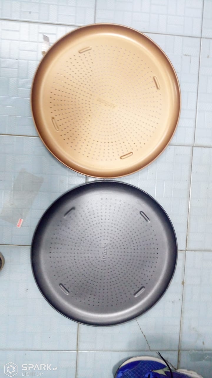 40cm Stainless Steel Pizza Kitchen Pan