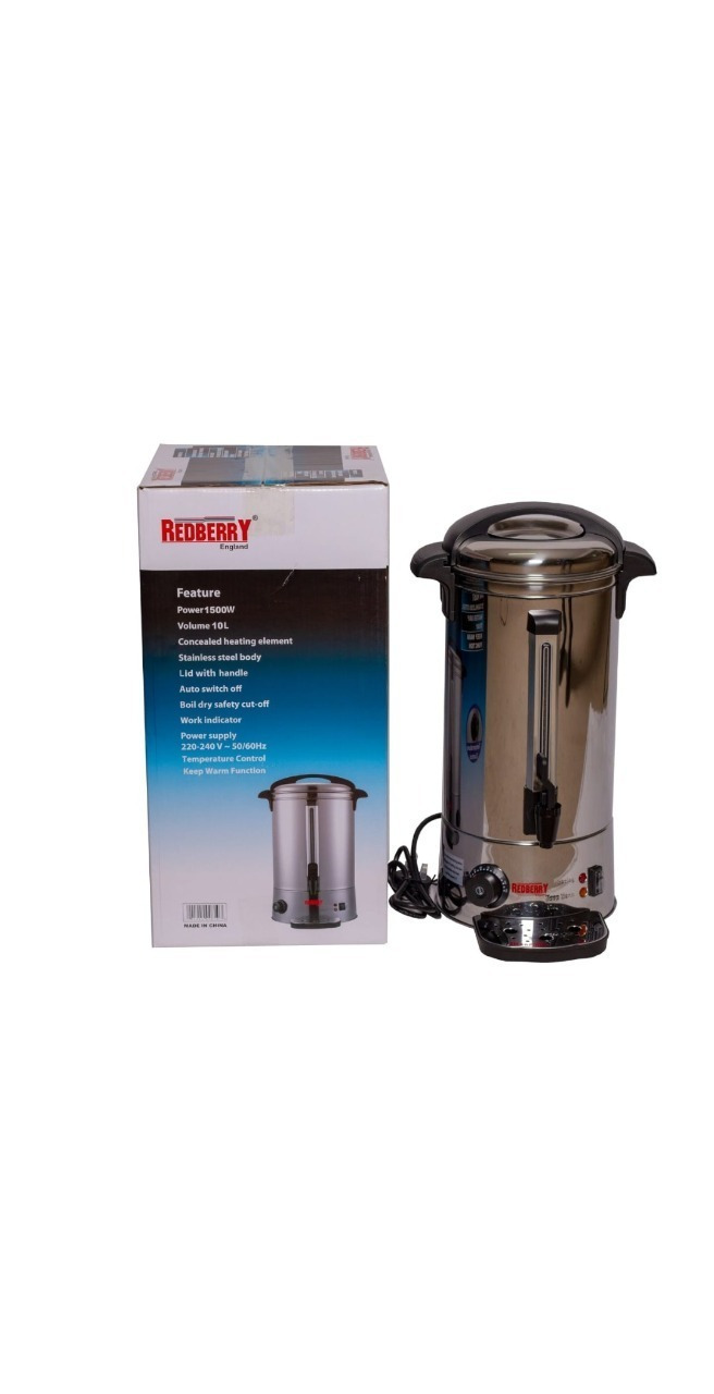 Heavy stainless steel electric kitchen tea URN