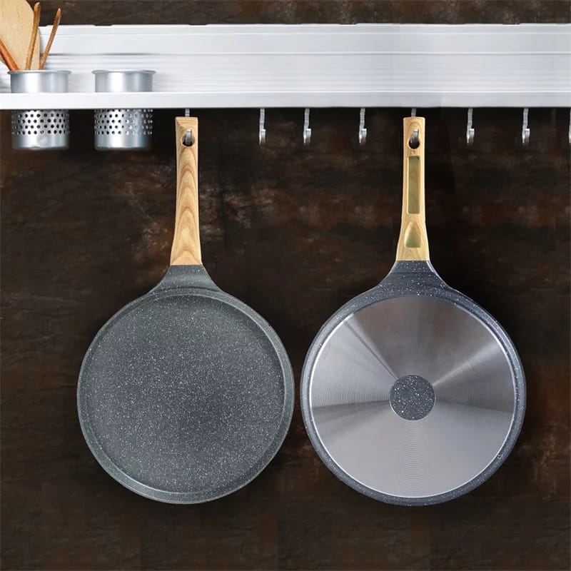 28cm Heavy Chapati/Pizza Pan With Marble Coating