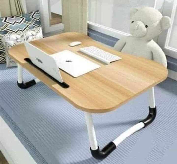 Multipurpose Foldable Portable Laptop Desk With Cup Slot 60cm*40cm*20cm