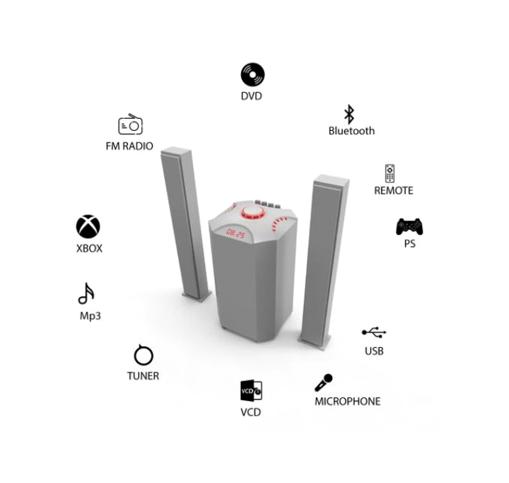 JTC J801 Home Theatre Sub Woofer- /fm/usb-10000watts -