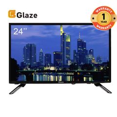 Glaze GZ-2410D 24" Inch LED Digital TV Inbuilt Decoder Vividly Clear Images