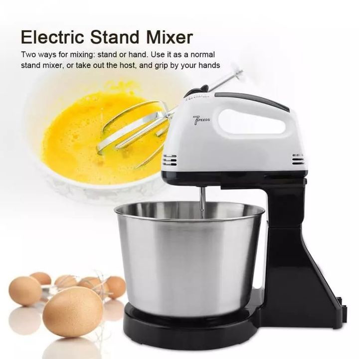 Sokany 2L,250W Electric Hand Mixer/Stand Mixer With Bowl Dough/Egg/Cake Mixer