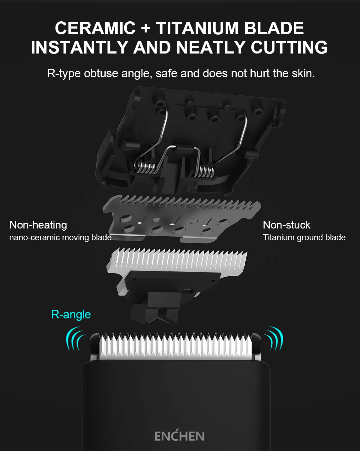 High Quality XiaoMi ENCHEN Hair Clipper Electric Cutter Trimmer