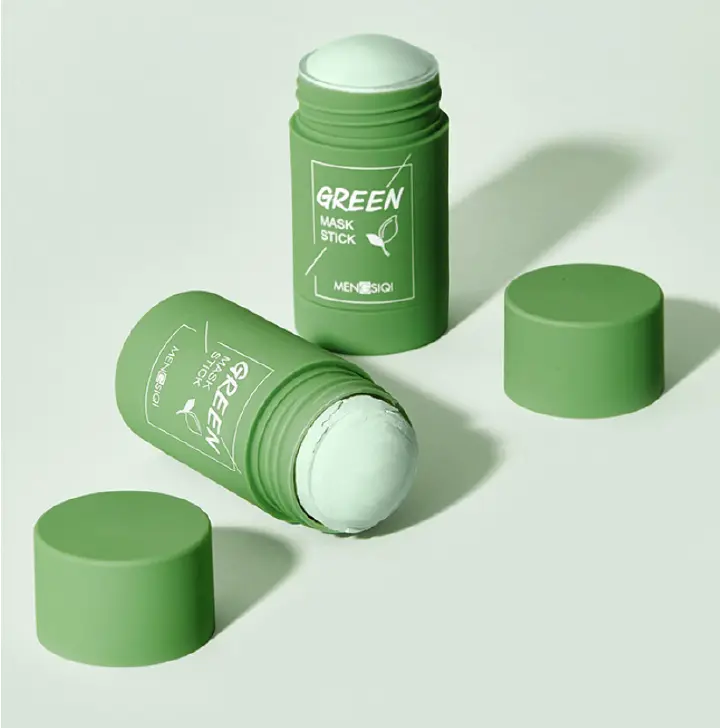 Green tea oil control solid mask moisturizing smear type deep cleaning mask smear type mud film green tea oil control shrink pores small white mud moisturizing cleaning women and men