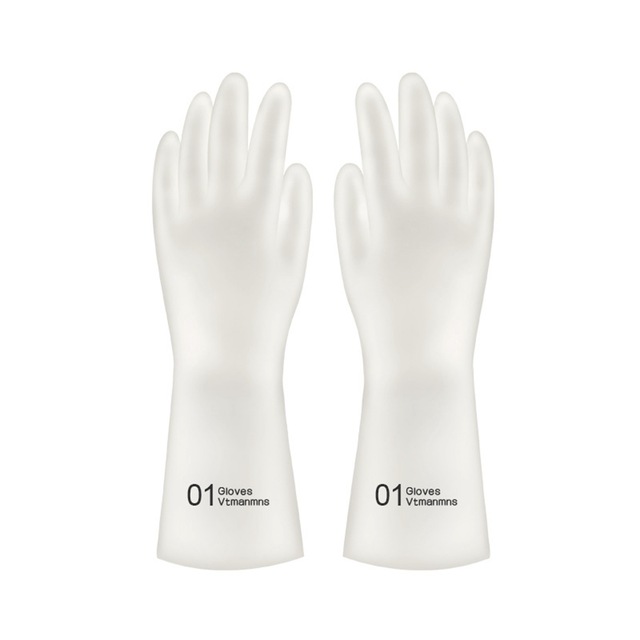 Dishwashing Gloves Rubber Waterproof Kitchen Washing Vegetables Household Clean Durable Thin Gloves