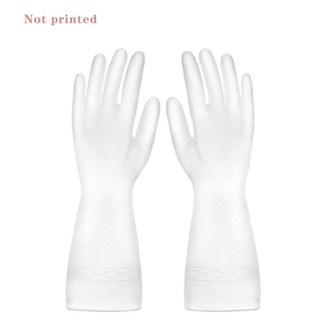 Dishwashing Gloves Rubber Waterproof Kitchen Washing Vegetables Household Clean Durable Thin Gloves