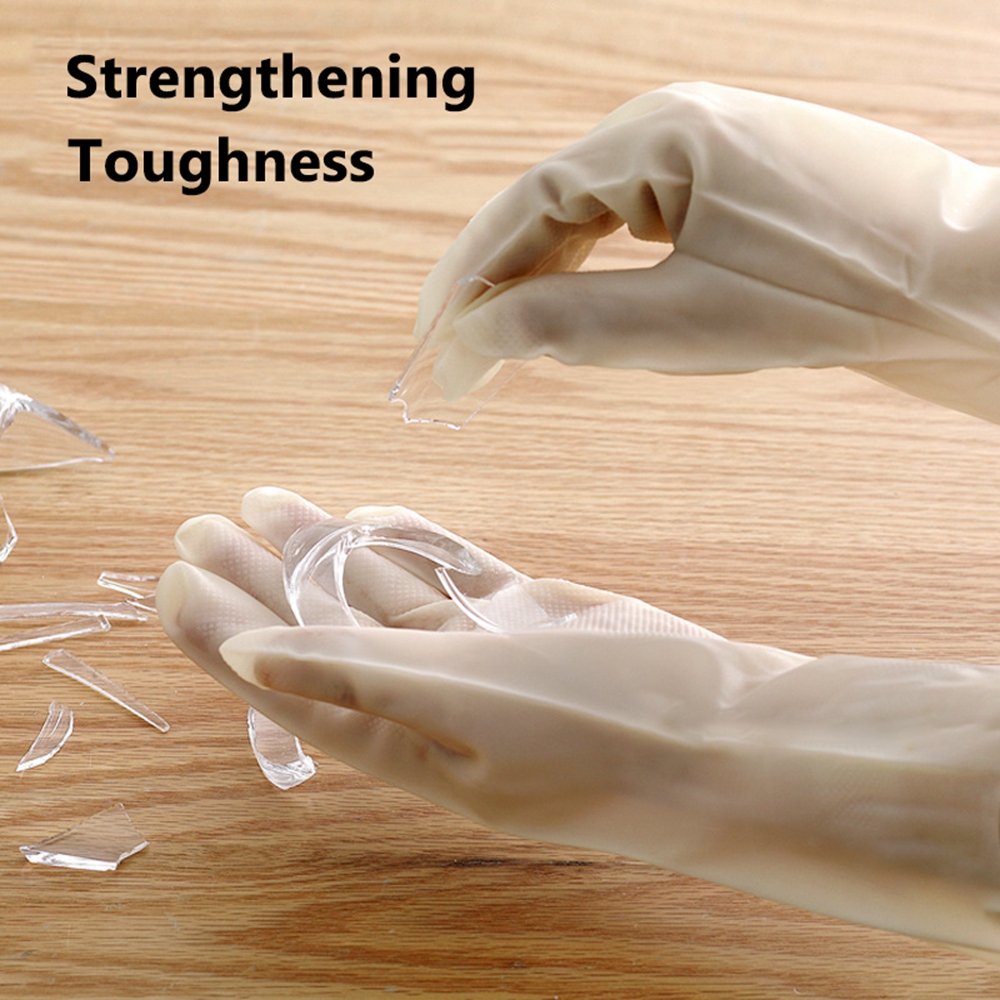 Dishwashing Gloves Rubber Waterproof Kitchen Washing Vegetables Household Clean Durable Thin Gloves