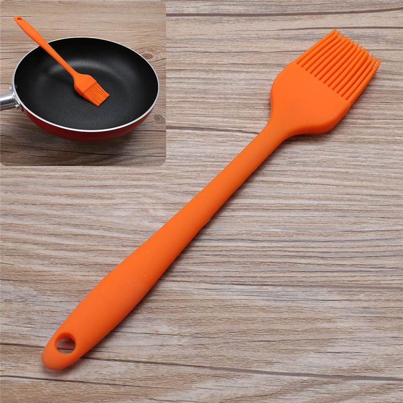 1PC Silicone Basting Pastry Brush Oil Brushes For Cake Butter Kitchen Barbecue Brush 20.5*3.5cm