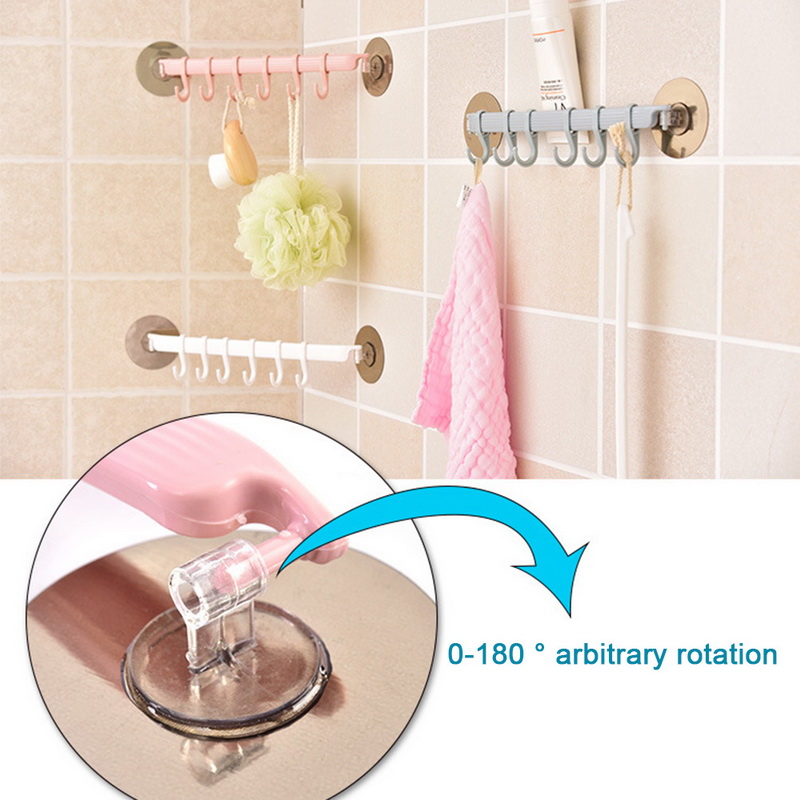 New arrival Wall mounted Bathroom Organizer Key hooks Towel Holder Kitchen accessories Cupboard Storage Rack