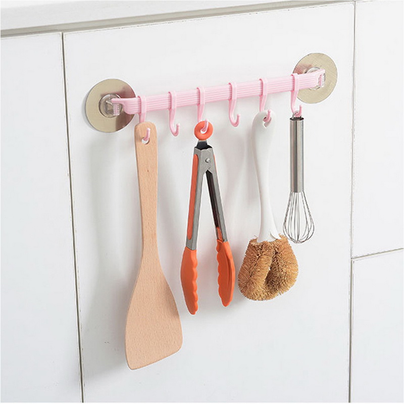 New arrival Wall mounted Bathroom Organizer Key hooks Towel Holder Kitchen accessories Cupboard Storage Rack