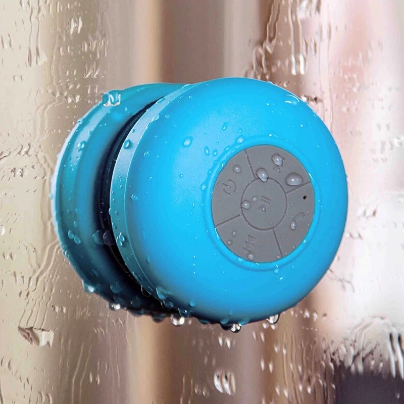 Mini Bluetooth Speaker Portable Waterproof Wireless Handsfree Speakers, For Showers, Bathroom, Pool