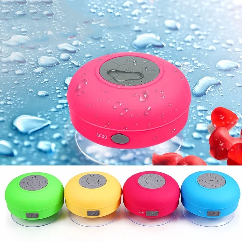 Mini Bluetooth Speaker Portable Waterproof Wireless Handsfree Speakers, For Showers, Bathroom, Pool