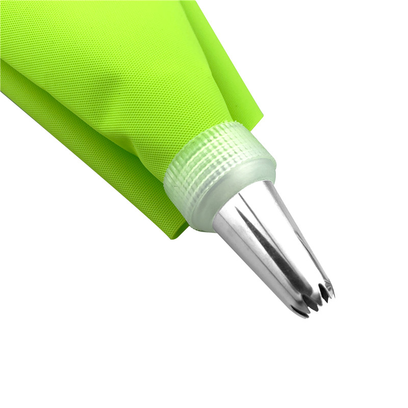 8PCS Silicone Icing Piping Cream Pastry Bag 6 Stainless Steel Cake Nozzle Decorating Pastry Tools