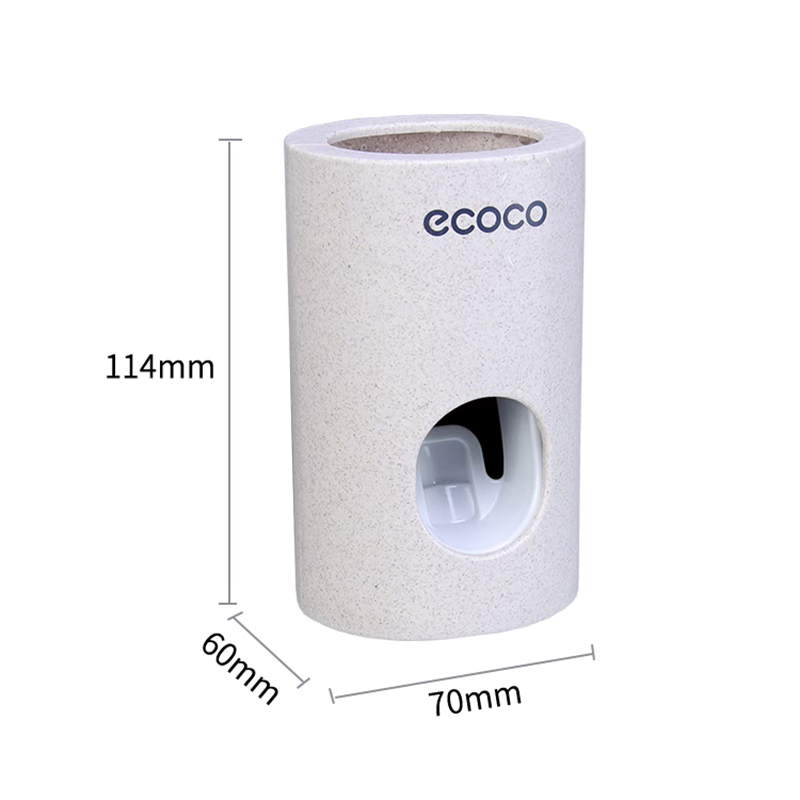 1PC Home Automatic Toothpaste Dispenser Toothbrush Holder Bathroom products Wall Mount Rack Bath