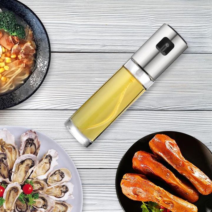 Kitchen Baking Oil Cook Oil Spray Empty Bottle Vinegar Bottle Dispenser Cooking Glass Oil sprayer