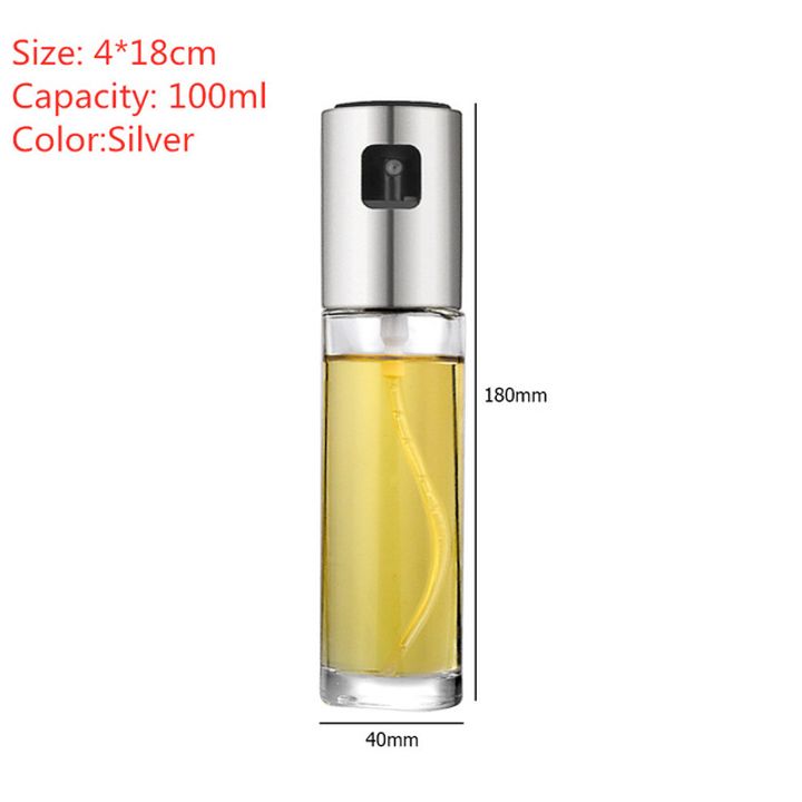 Kitchen Baking Oil Cook Oil Spray Empty Bottle Vinegar Bottle Dispenser Cooking Glass Oil sprayer