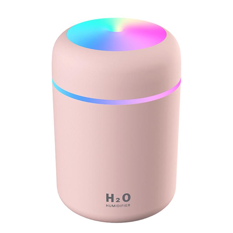 Mini Ultrasonic Air Humidifier Romantic Soft Light USB Diffuser Car Purifier Anion Mist Maker Gift