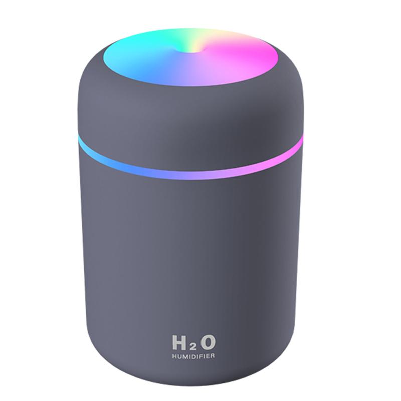 Mini Ultrasonic Air Humidifier Romantic Soft Light USB Diffuser Car Purifier Anion Mist Maker Gift