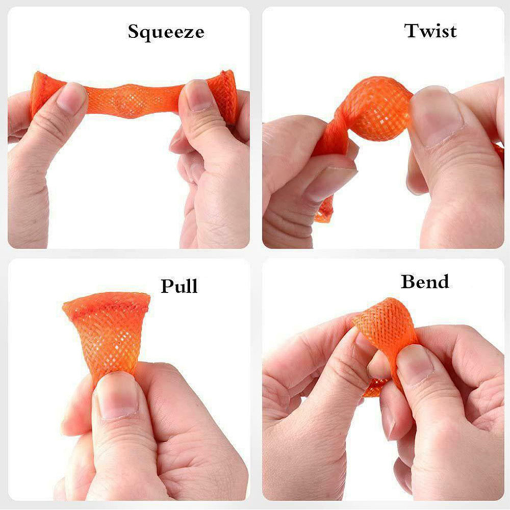 Toys Sensory Toy Marbles Ball Anxiety Stress Marble Braided Toy Hand ADHD Kids Helps in Autism