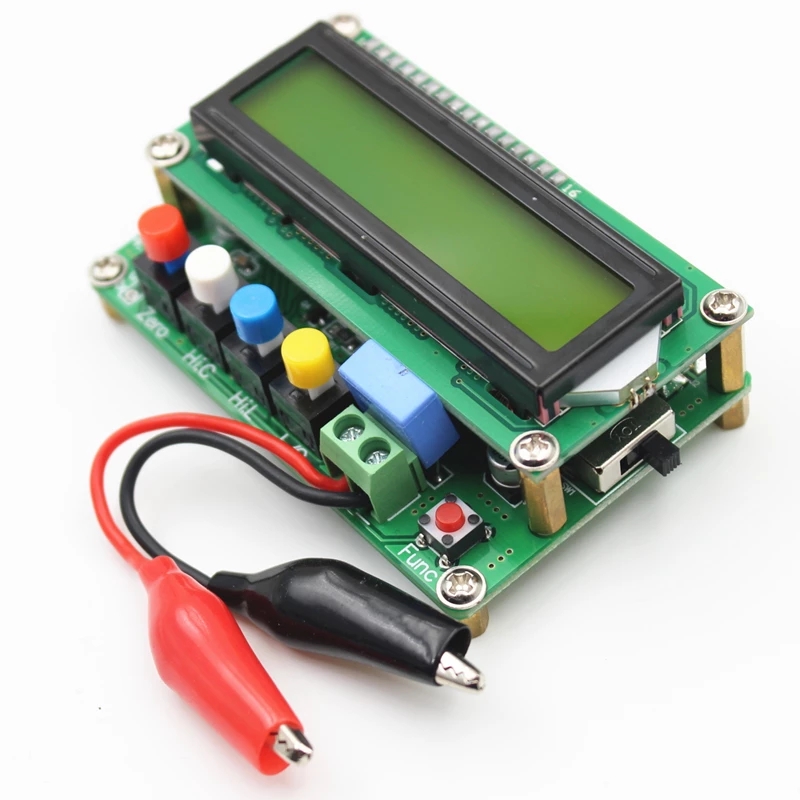 Digital LCD Precision Inductance Capacitance Meter Tester Frequency Square Wave Signal Generator