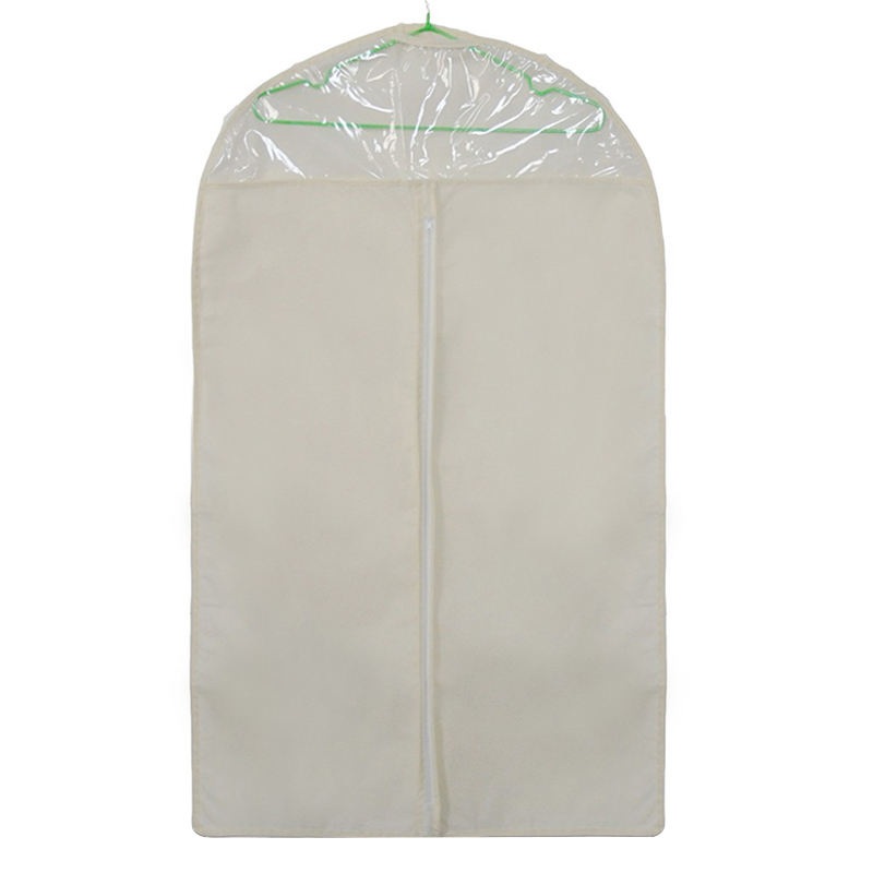 Clothes Dust Cover Non-woven fabric Case Hanging-type Coat Protect Storage Bag Organizer 60cm*120cm