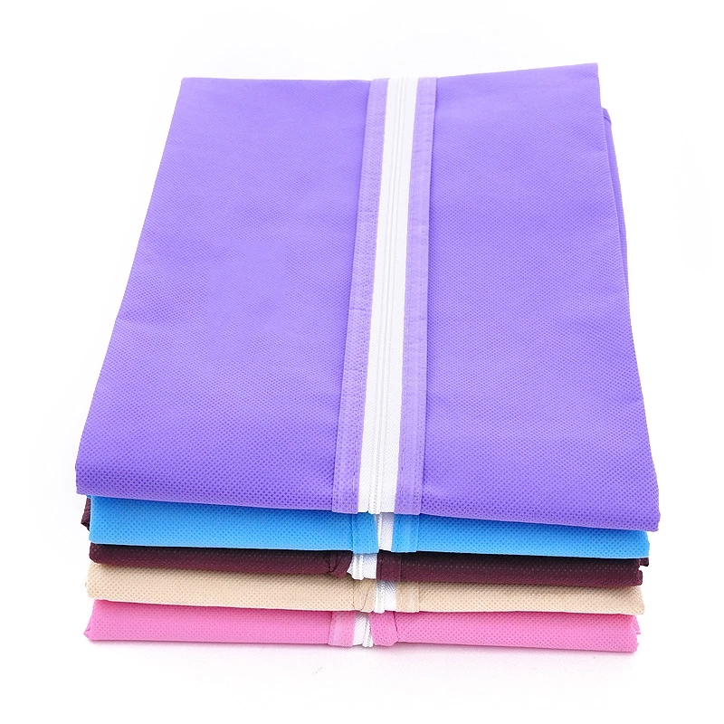Clothes Dust Cover Non-woven fabric Case Hanging-type Coat Protect Storage Bag Organizer 60cm*120cm