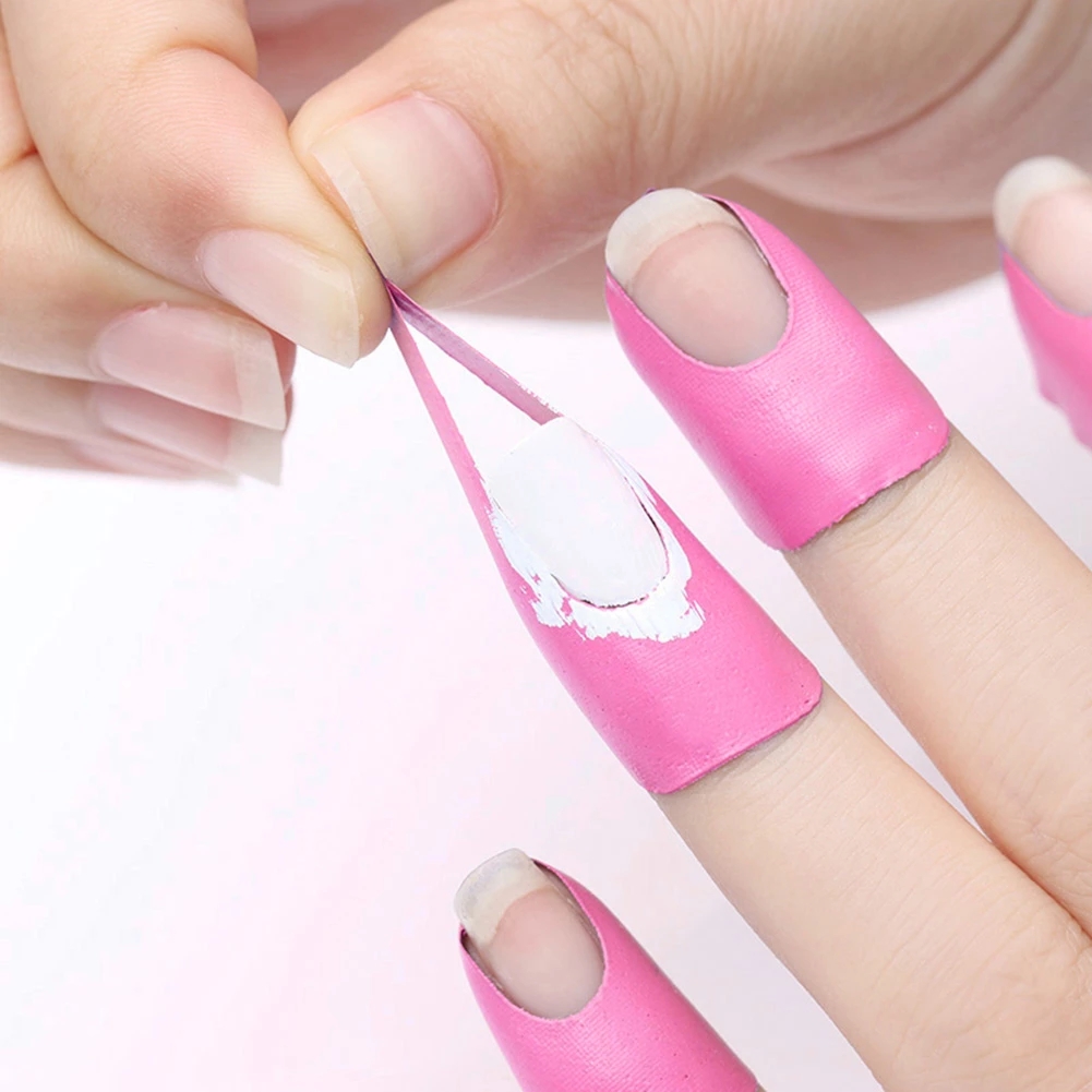 Stripping Tape Anti-splash Protection Nails Creative U-shaped Fingerprint Stickers Finger Skin view 2