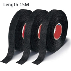 15M Heat-resistant Flame Retardant Tape Adhesive Cloth Tape For Car Cable Harness Wiring Protection