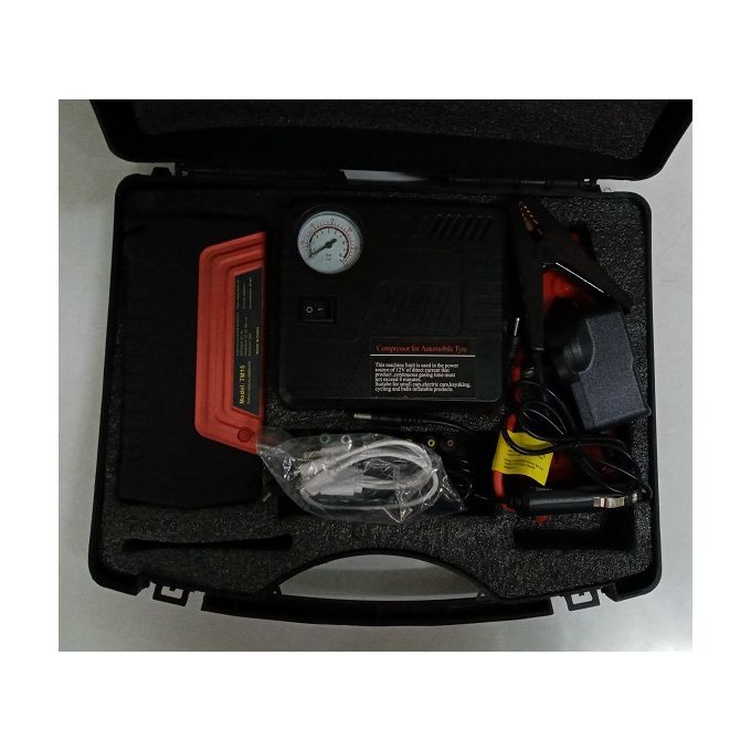Portable Combined Car Jumpstarter Kit And Air Compressor