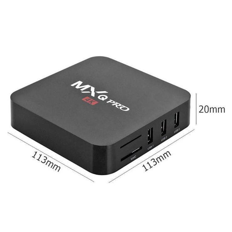 MXQ Pro 4K Smart Streaming  4GB RAM + 32GB ROM Android 10.1 TV Box HD network player smart tvbox Digital TV Receiver Media Player Upgraded Version Television & Video > Streaming Media Player