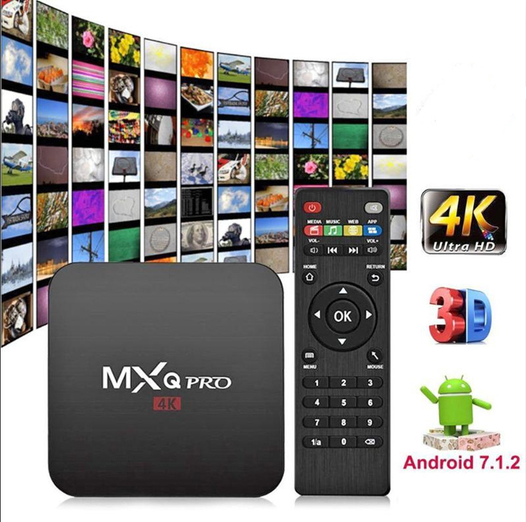 MXQ Pro 4K Smart Streaming  4GB RAM + 32GB ROM Android 10.1 TV Box HD network player smart tvbox Digital TV Receiver Media Player Upgraded Version Television & Video > Streaming Media Player