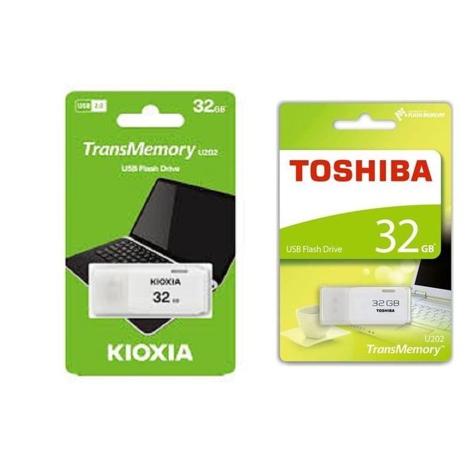 KIOXIA 32GB TransMemory Flash Drive - White