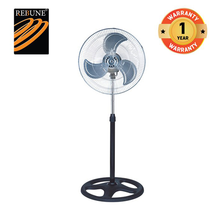 Rebune Wisper quiet operation quality copper motor 55W18 Inch 3 Speeds Stand Fan 18&quot RSF-18-003 Energy efficient 3-Speeds