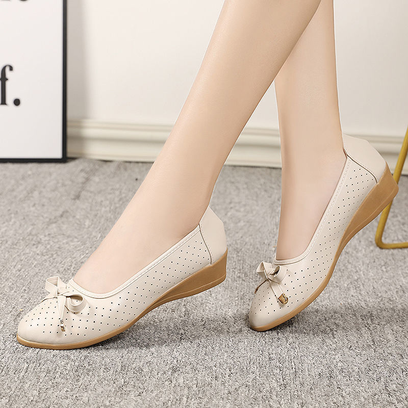 Fashion ladies shoes women round head single shoes casual soft shoes Ballerinas and Flats