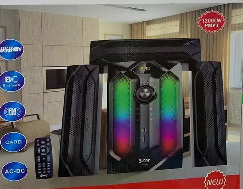Sunny 1962 3.1CH 12000 PMPO Subwoofer  Speaker Systems
