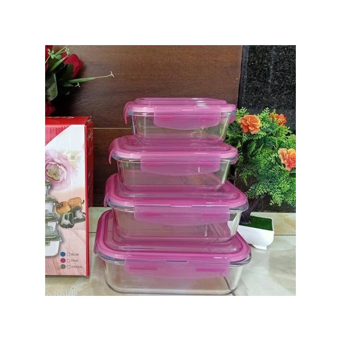 signature glass borosilicate containers  for baking and storage