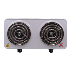 RASHNIK RN-4078  2000W Double  Cooking Plate Stove Electric Ring Hot Plate Cooker