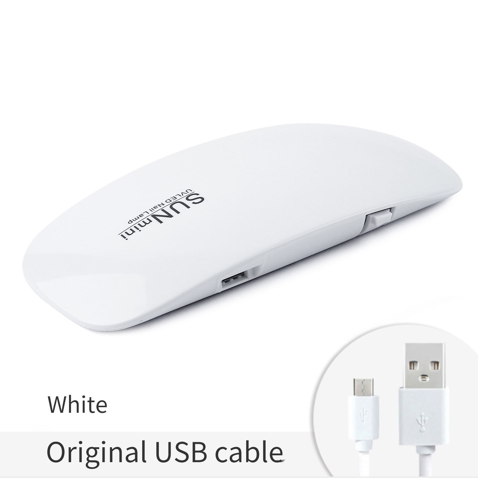 Nail Lamp 6w Mini Nail Dryer White Pink UV Led Lamp Portable Usb Interface Very Convenient For Home Use White