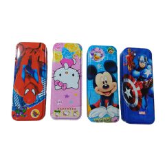 Metal Pencil Box Case with Cartoon Character