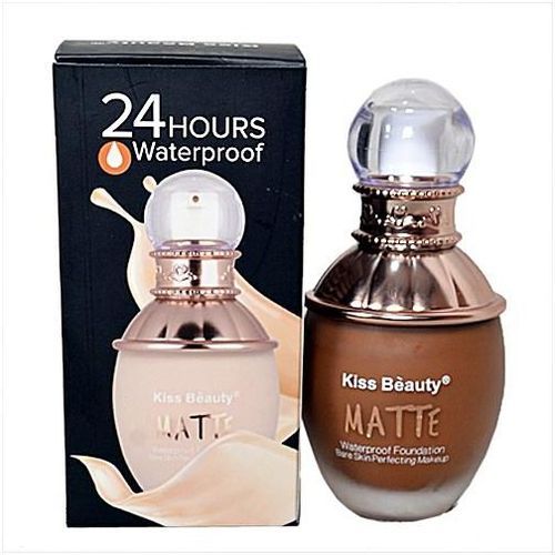 Kiss Beauty Foundation Nation Matte Skin Waterproof foundation view 2