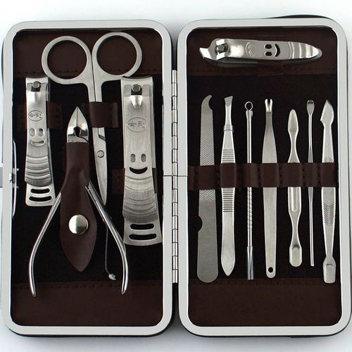 Fashion 12pcs Manicure Set &amp; Pedicure Kit -Stainless Steel/Silver...