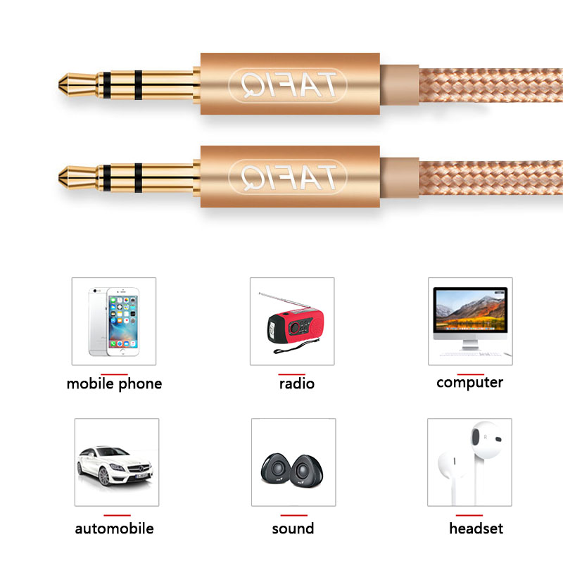 ouchuangbo aux Cable 3.5mm Audio Extension Cable Jack Cable For Car Earphone Speaker Mobile Phone