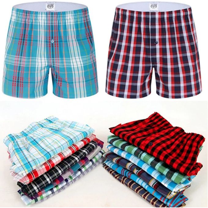 Fashion 6-Pack Men's Cotton Woven Boxers -Assorted