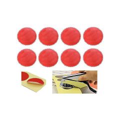 Notary Seals Labels -Red - 25pcs Pack
