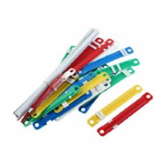 File Fasteners - PCV - 50pcs - Asst Colors