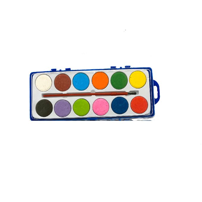 Watercolor Paint Set For Kids - Washable Paints In 12 Colors